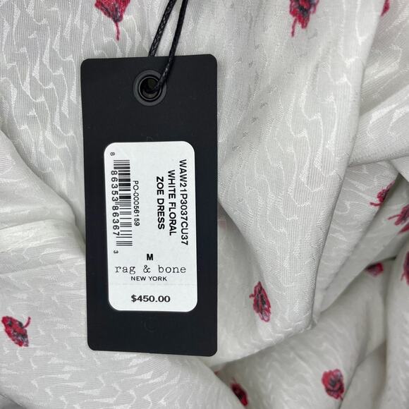 rag & bone floral Zoe dress white M - Picture 6 of 10